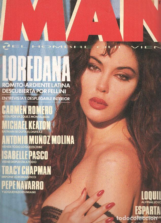 Postales: Revista MAN Numero 25 Nov.1989: Poster LOREDANA ROMITO, Viktor Lazlo, Mariangela d,Abraccio, Isabell