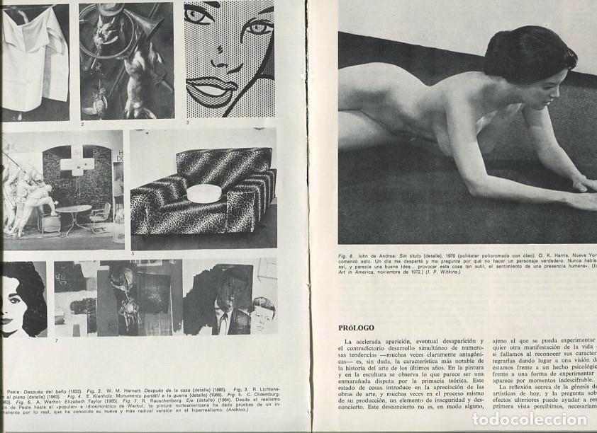 Postales: El arte hiperrealista (articulo de 29 paginas con fotos color y b/n) - Ernesto Fontecilla