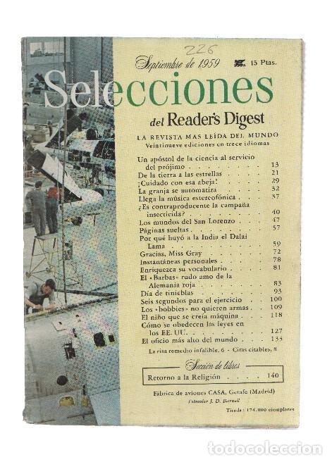 Postales: Selecciones del Readers Digest numero 226 - VARIOS