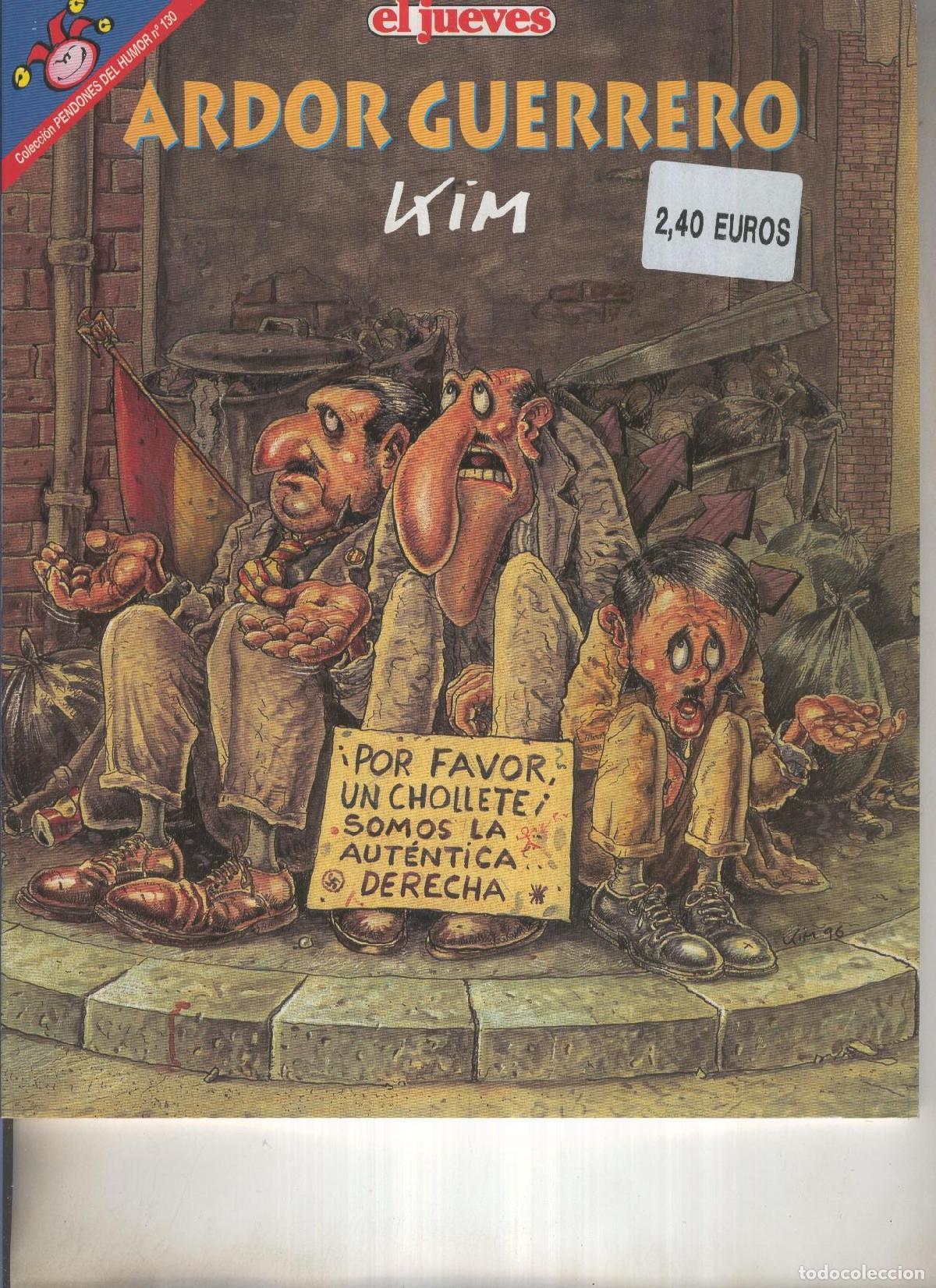 Postales: EL JUEVES: Ardor guerrero (numerado 02 en trasera) - KIM