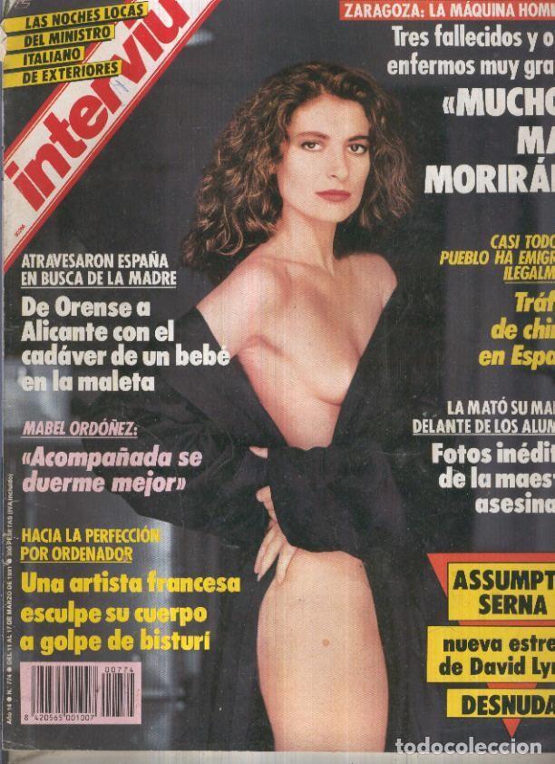 Postkarten: INTERVIU NUMERO 0774: ASSUMPTA SERNA (cello lado lomo) - Varios