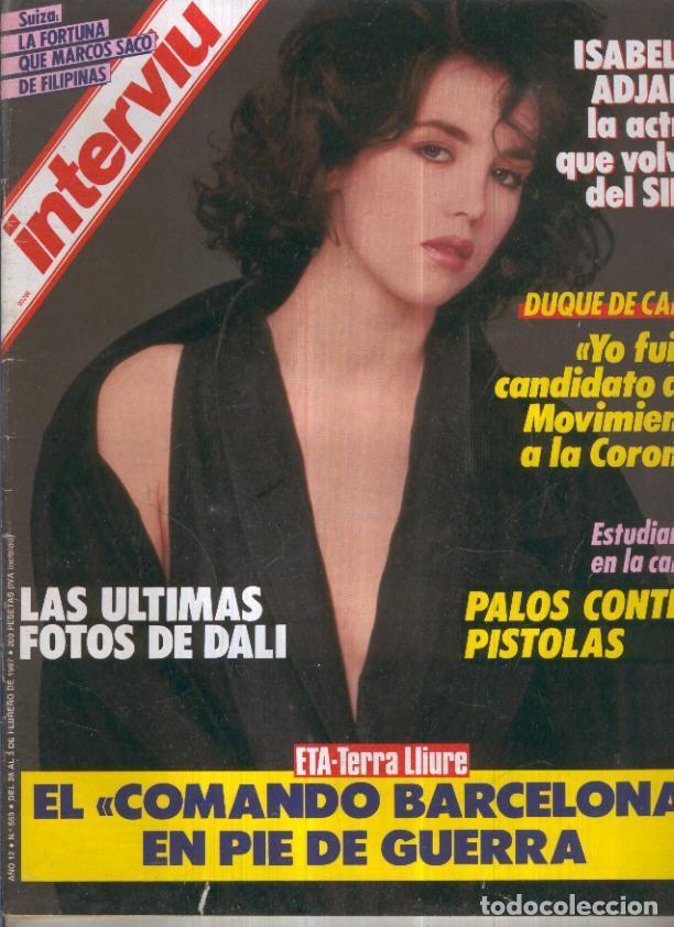 Postcards: INTERVIU Numero 0559: ISABELLE ADJANI, la actriz que volvio del Sida - Varios