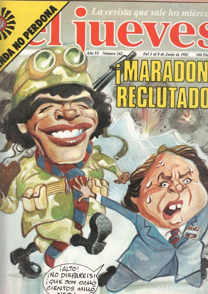 Postales: EL JUEVES numero 262 - MARADONA RECLUTADO - Varios