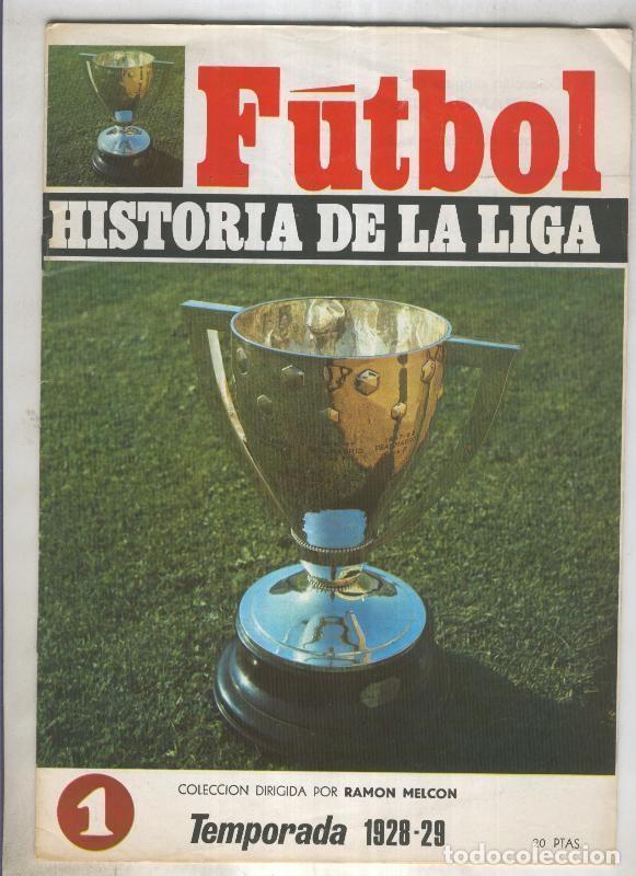 Postales: Futbol historia de la liga fasciculo numero 01: Temporada 1928-29 - Varios