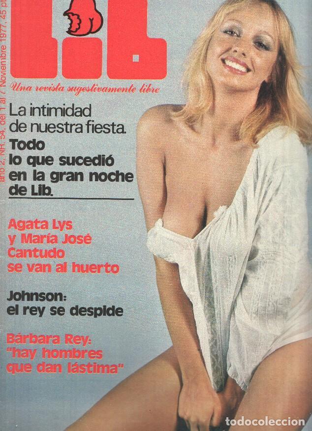 Postales: Revista: LIB, Numero 054: Barbara Rey, hay hombres que dan lastima (Zeta 1977) - Varios