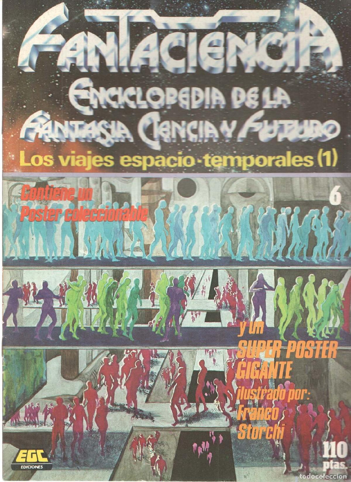 Postales: Fasciculo: FANTACIENCIA, Numero 06: Los Viajes Espacio-Temporales 1 (Enciclopedia de la Fantasia, Ci