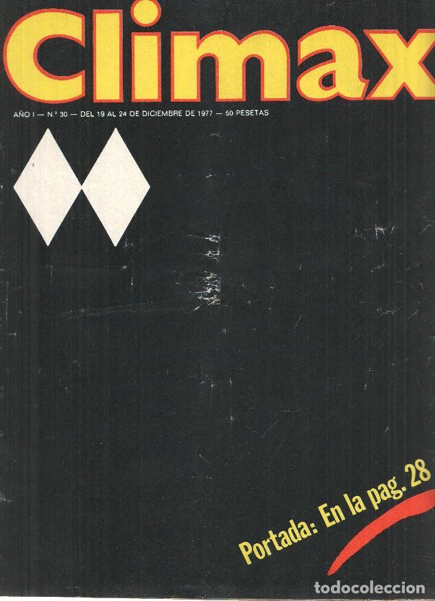 Postales: Revista: CLIMAX, Numero 30: La otra SARA MONTIEL (Lominsa 1977) - Varios