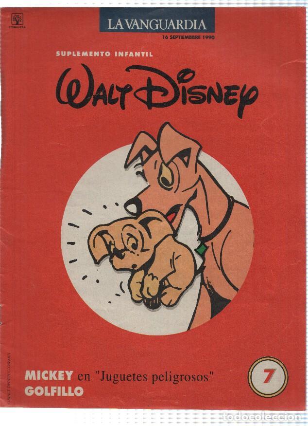 Postcards: Suplemento Infantil: WALT DISNEY, Numero 07: Jueguetes Peligrosos (La Vanguardia 16-09-1990) - Walt