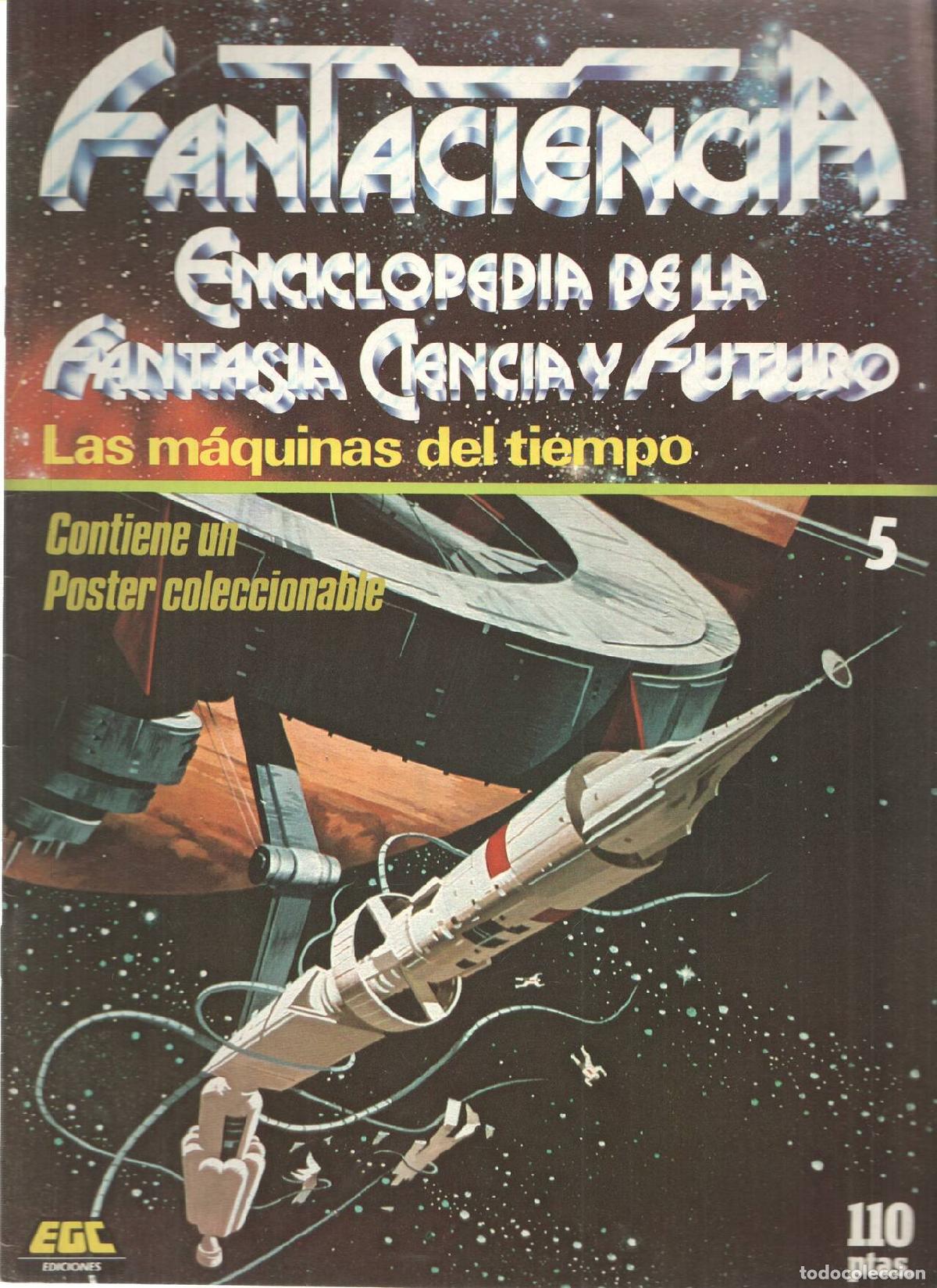 Postales: Fasciculo: FANTACIENCIA, Numero 05: Las Maquinas del Tiempo (Enciclopedia de la Fantasia, Ciencia y