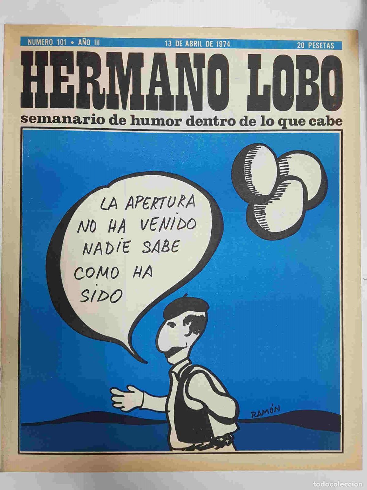 Postkarten: Hermano Lobo numero 101: portada de Ramon - Forges-Gila-Summers-etc
