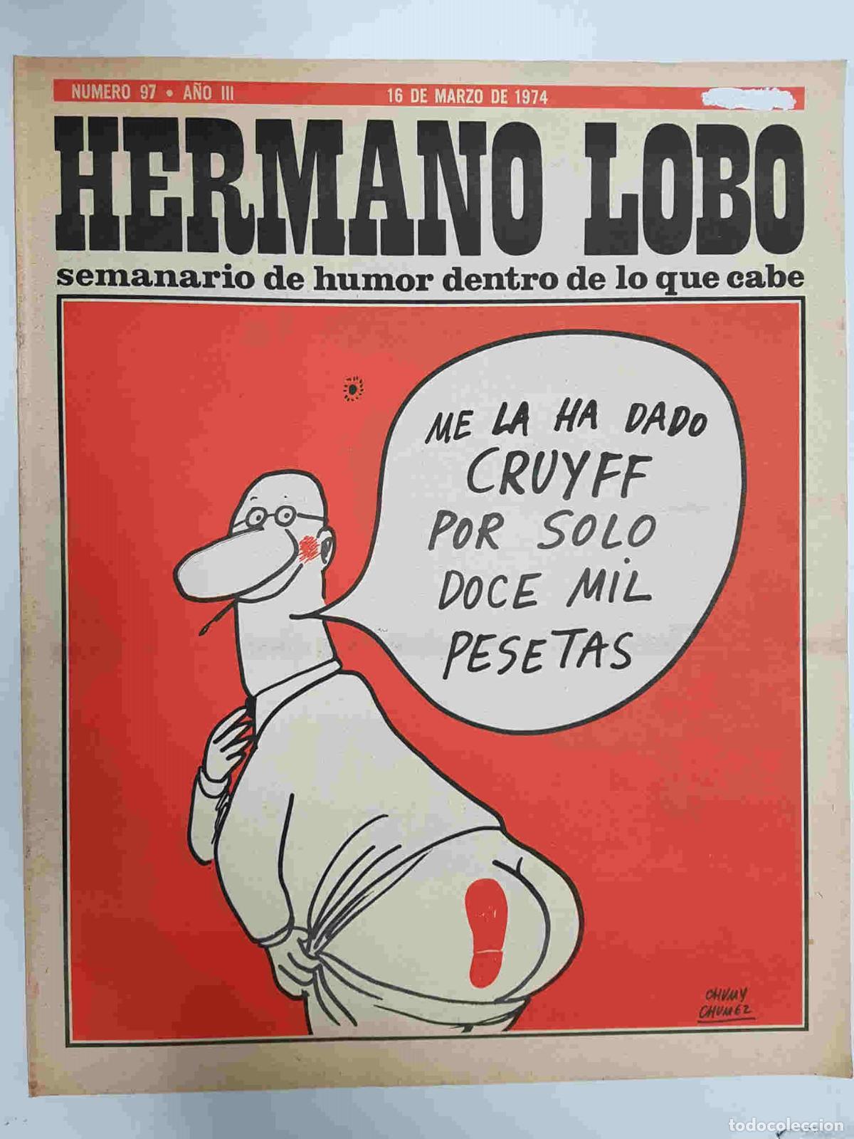 Postales: Hermano Lobo numero 097: portada de Chumy Chumez - Forges-Gila-Summers-etc