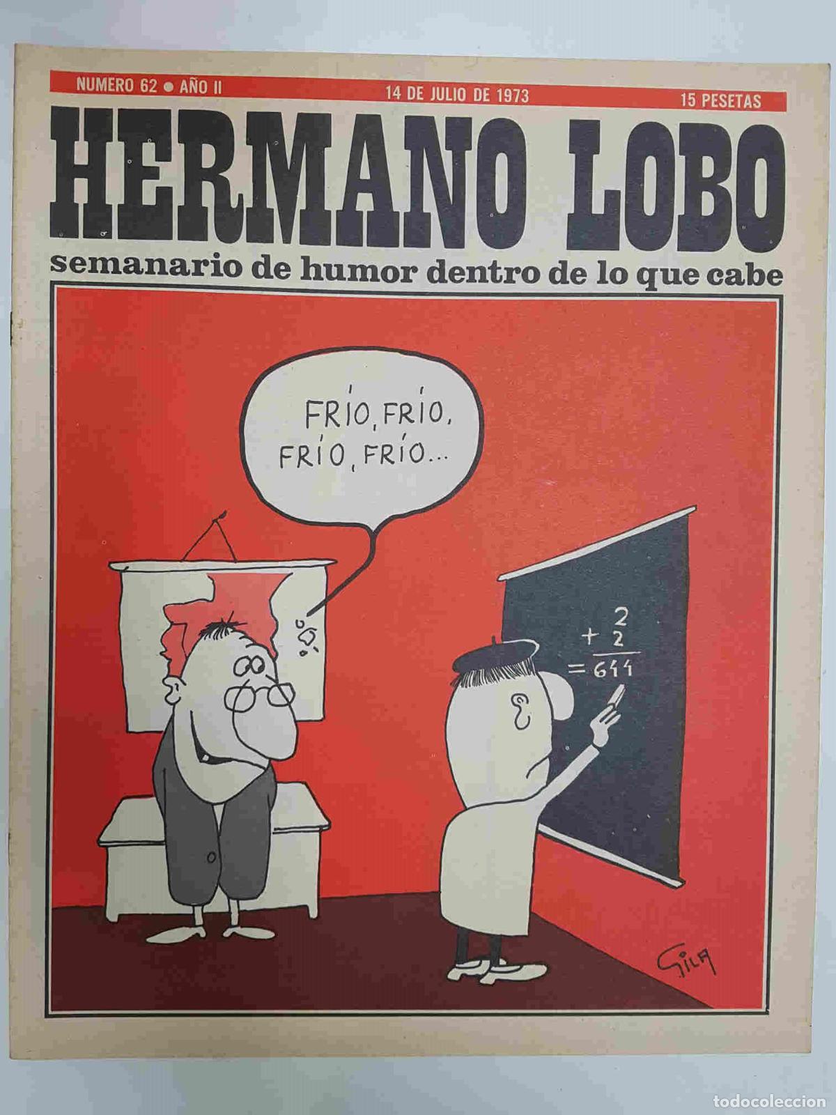 Cartoline: Hermano Lobo numero 062: portada de Gila - Forges-Gila-Summers-etc
