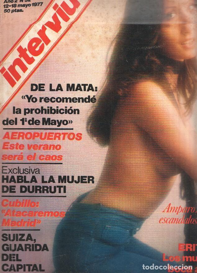 Postkarten: Revista INTERVIU, Numero 052: AMPARO MU&Ntilde;OZ, escandalosamente guapa - VARIOS