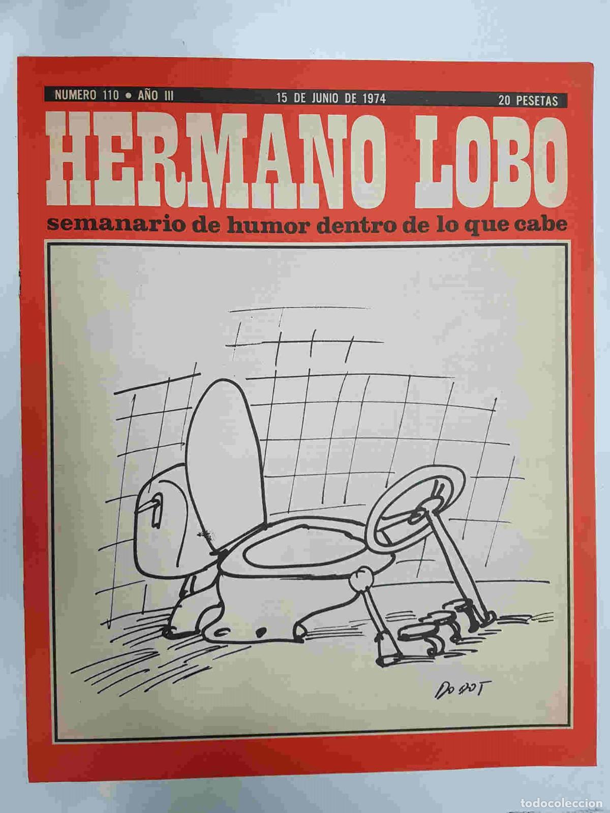 Cartoline: Hermano Lobo numero 110: portada de Dodot - Forges-Gila-Summers-etc