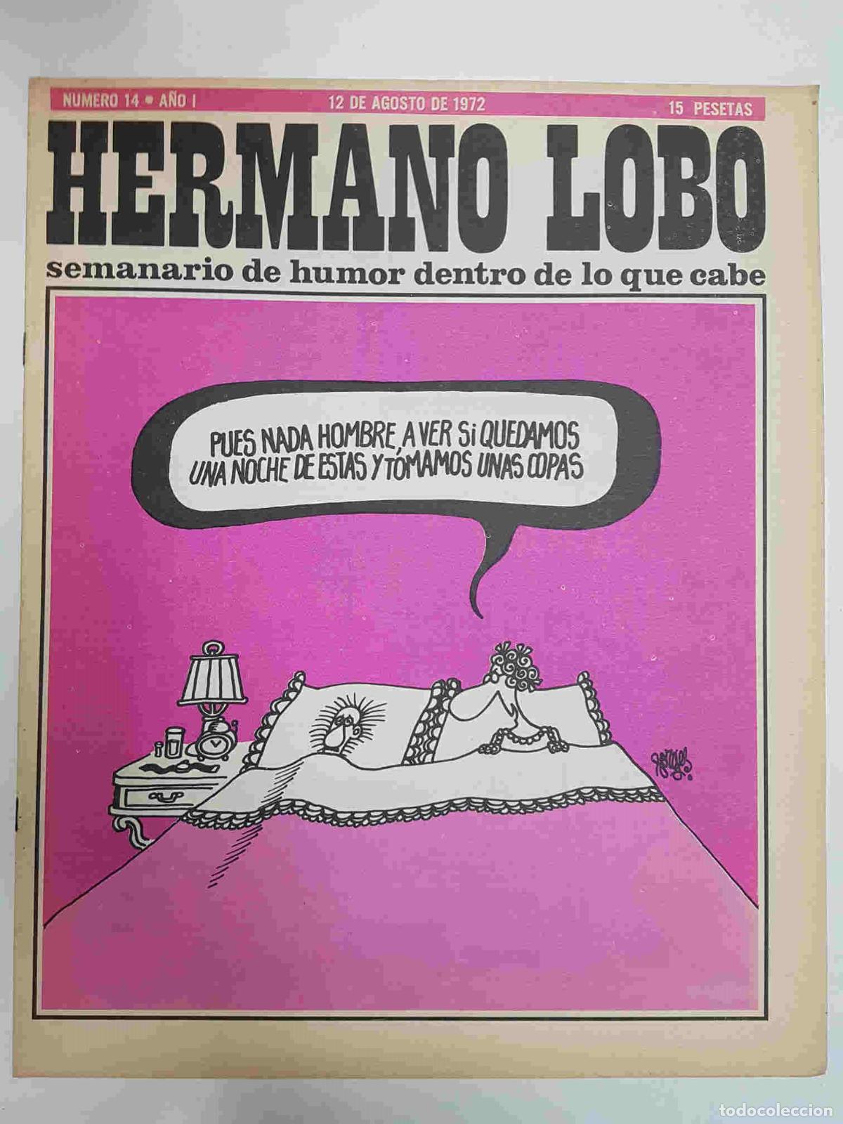 Postales: Hermano Lobo numero 014: portada de Forges - Forges-Gila-Summers-etc