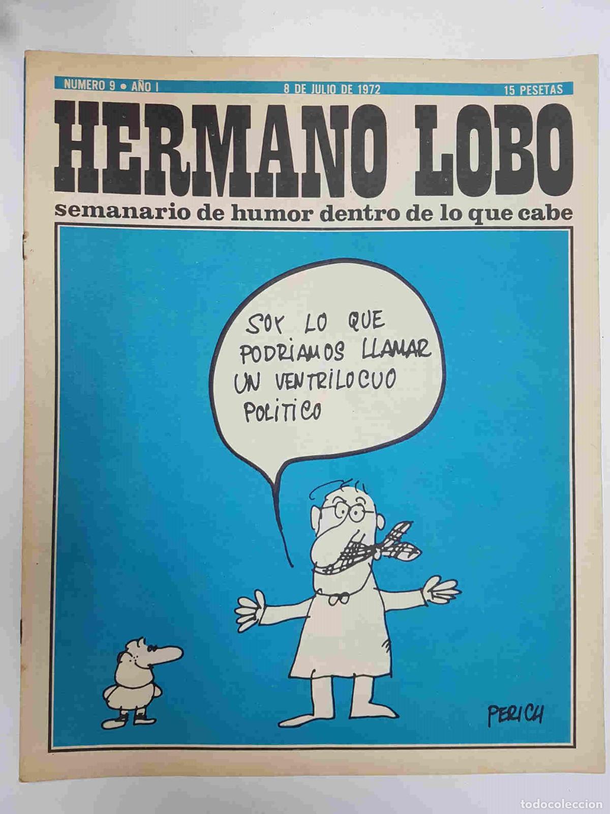 Postais: Hermano Lobo numero 009: portada de Perich - Forges-Gila-Summers-etc