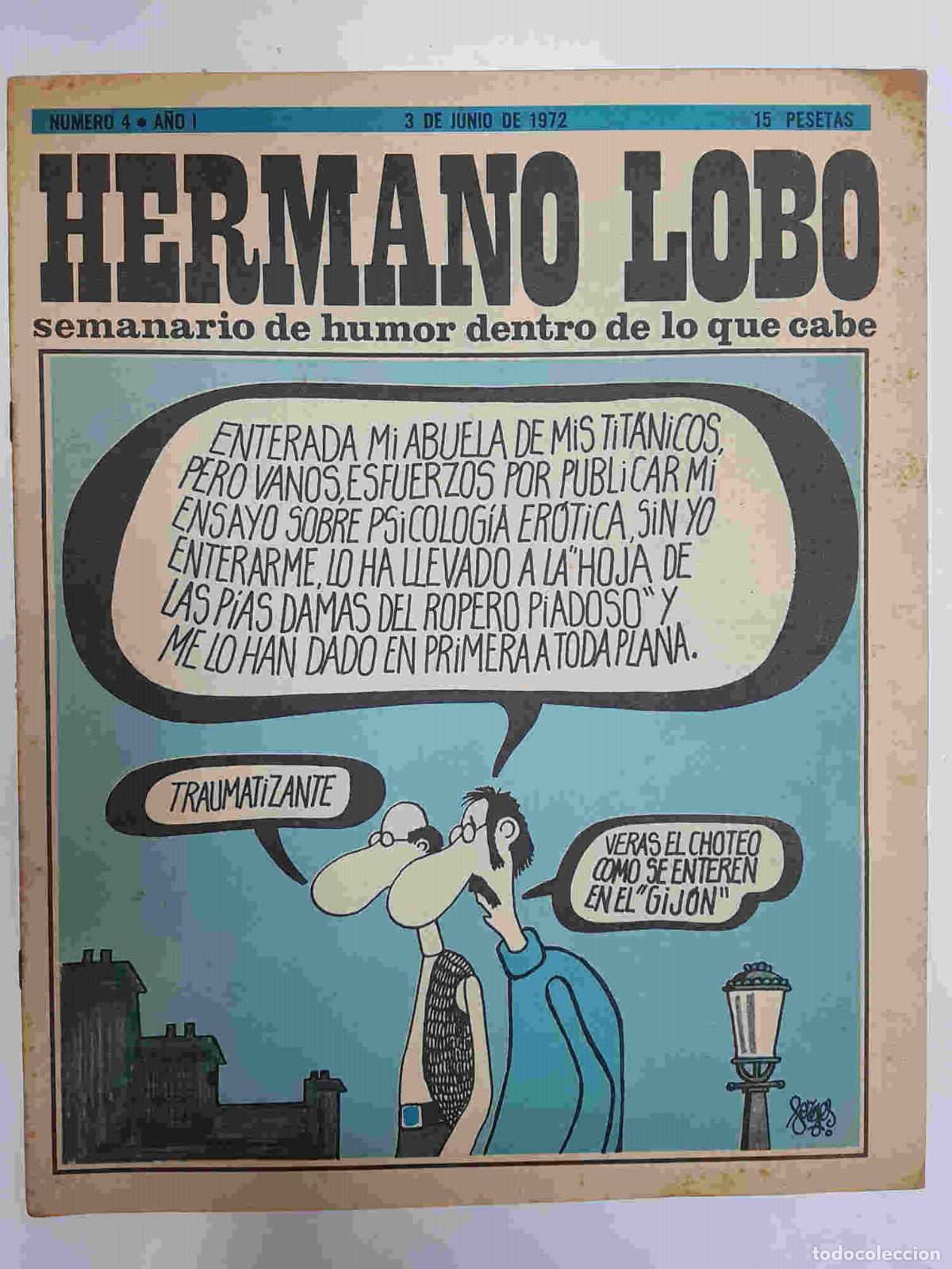 Cartoline: Hermano Lobo numero 004: portada de Forges - Forges-Gila-Summers-etc