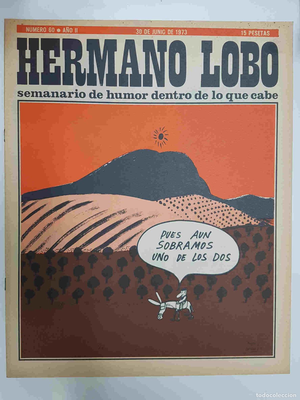 Postales: Hermano Lobo numero 060: portada de Chumy Chumez - Forges-Gila-Summers-etc