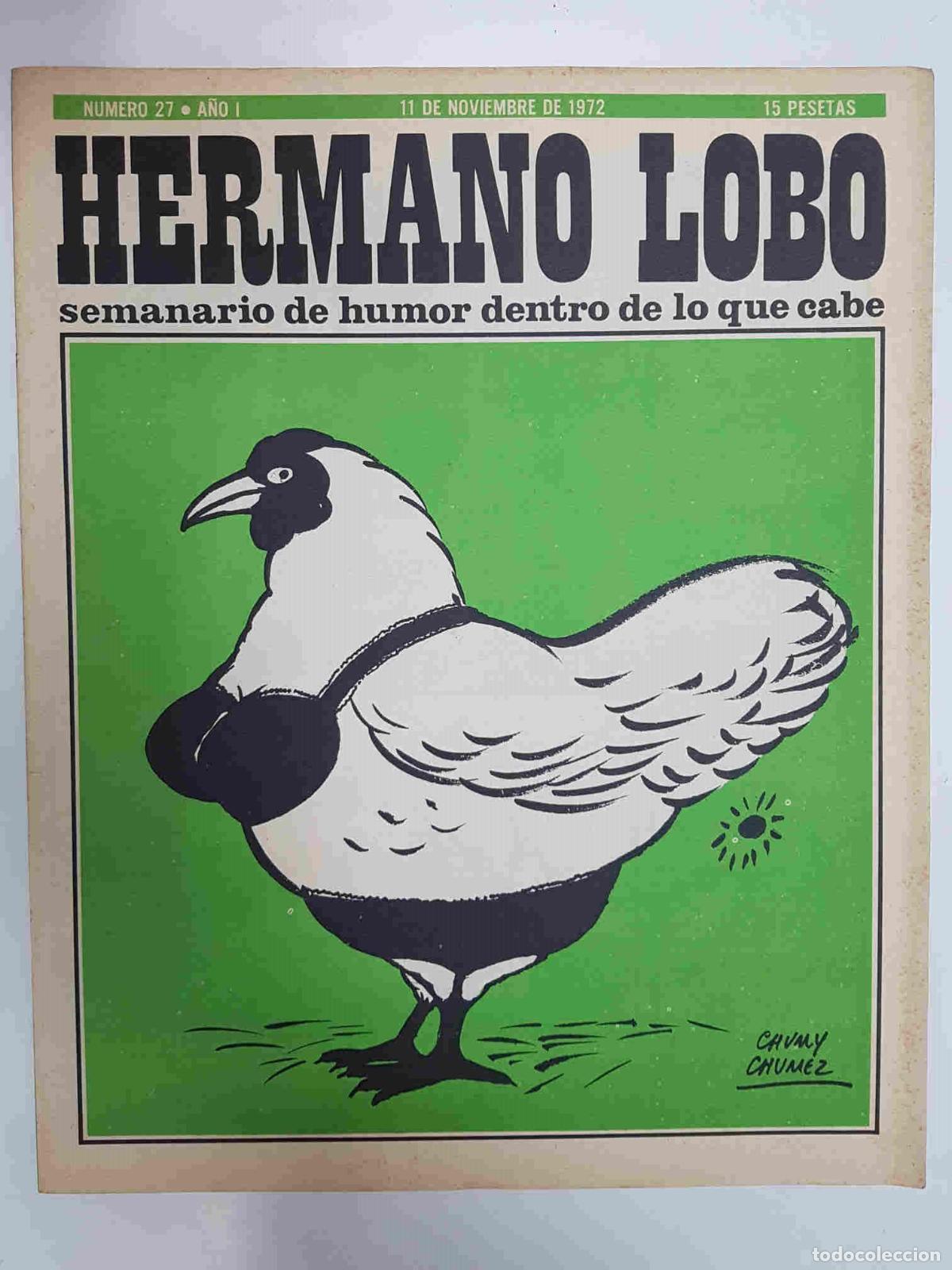 Cartoline: Hermano Lobo numero 027: portada de Chumy Chumez - Forges-Gila-Summers-etc