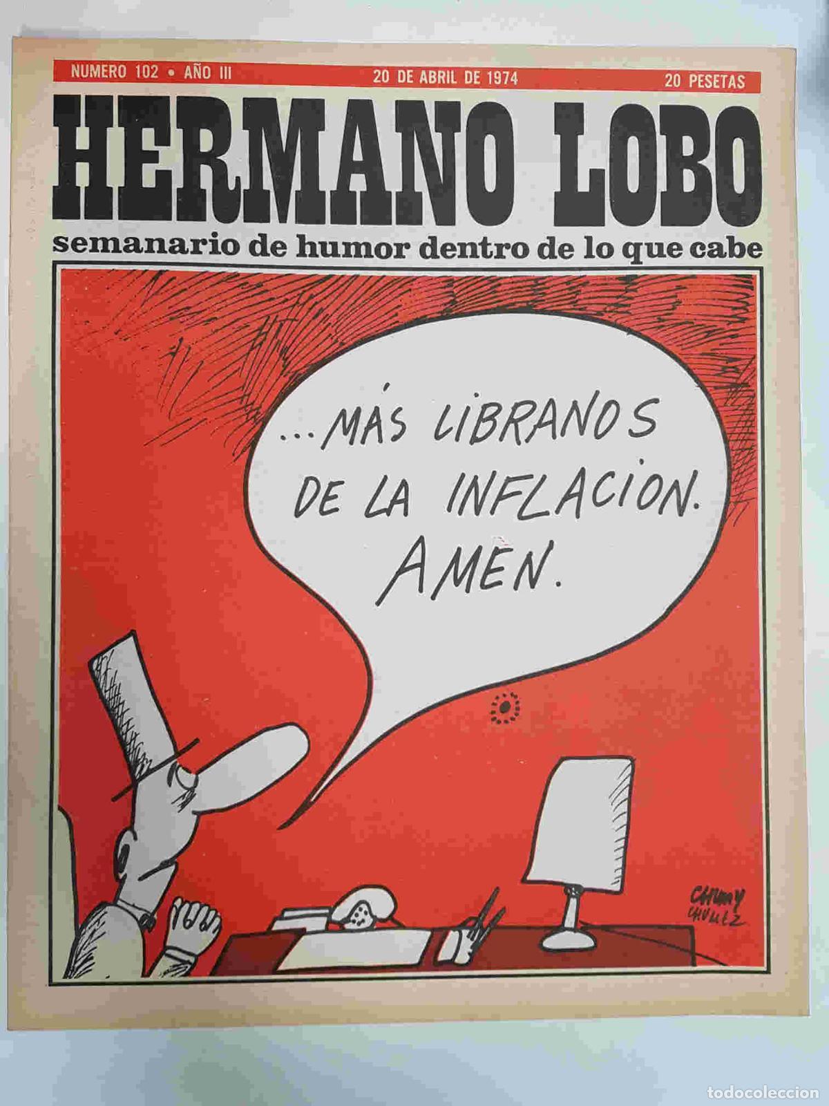 Cartoline: Hermano Lobo numero 102: portada de Chummy Chumez - Forges-Gila-Summers-etc