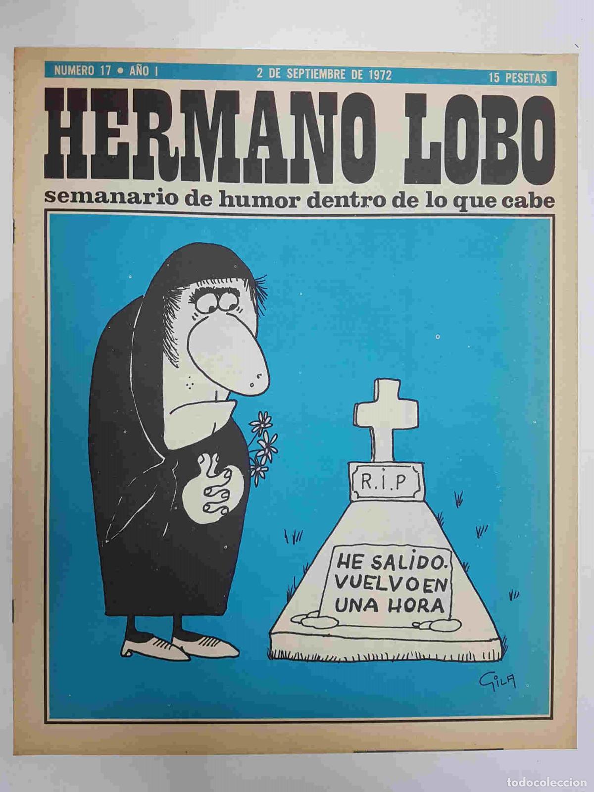 Cartoline: Hermano Lobo numero 017: portada de Gila - Forges-Gila-Summers-etc
