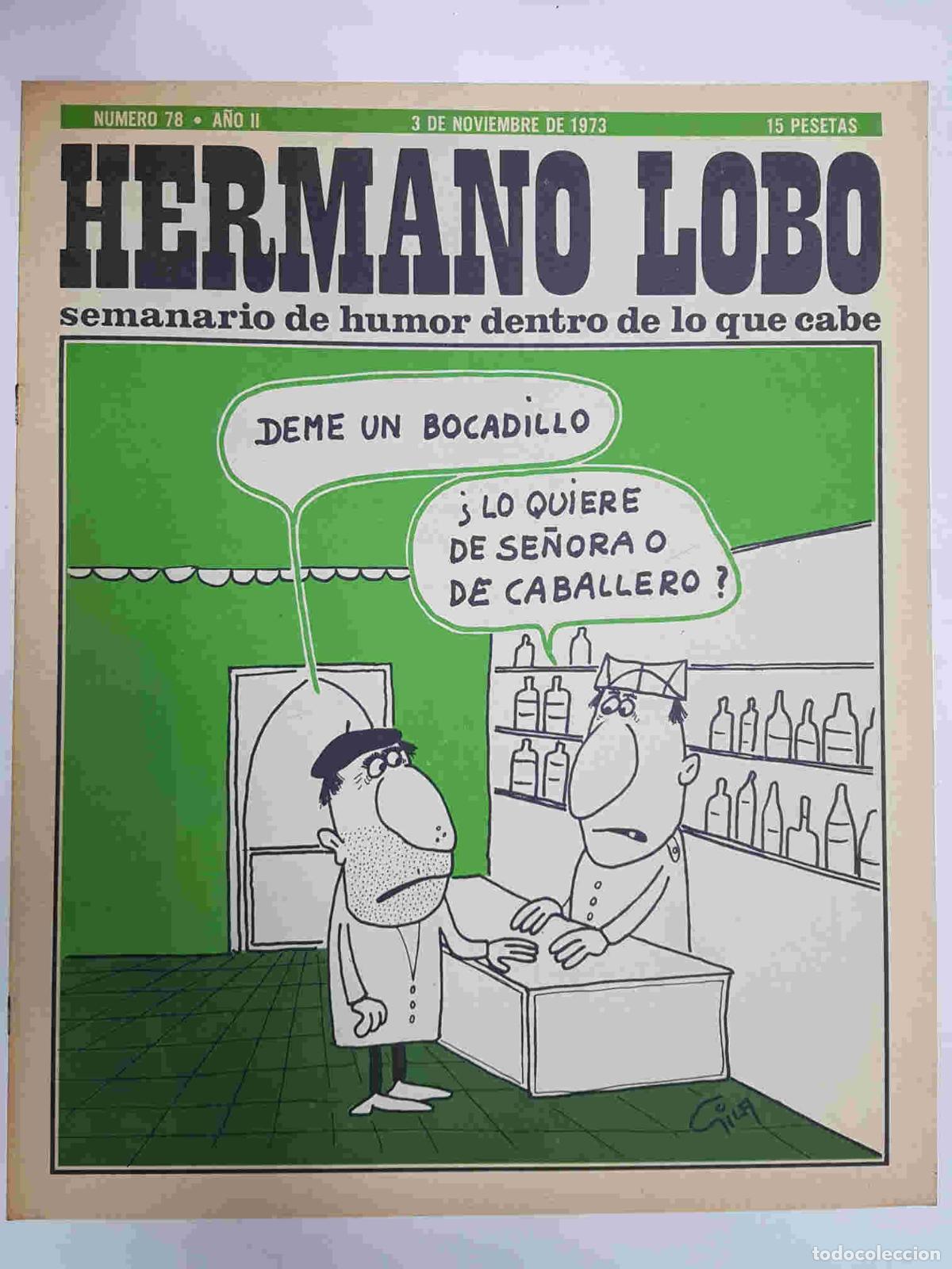 Postkarten: Hermano Lobo numero 078: portada de Gila - Forges-Gila-Summers-etc