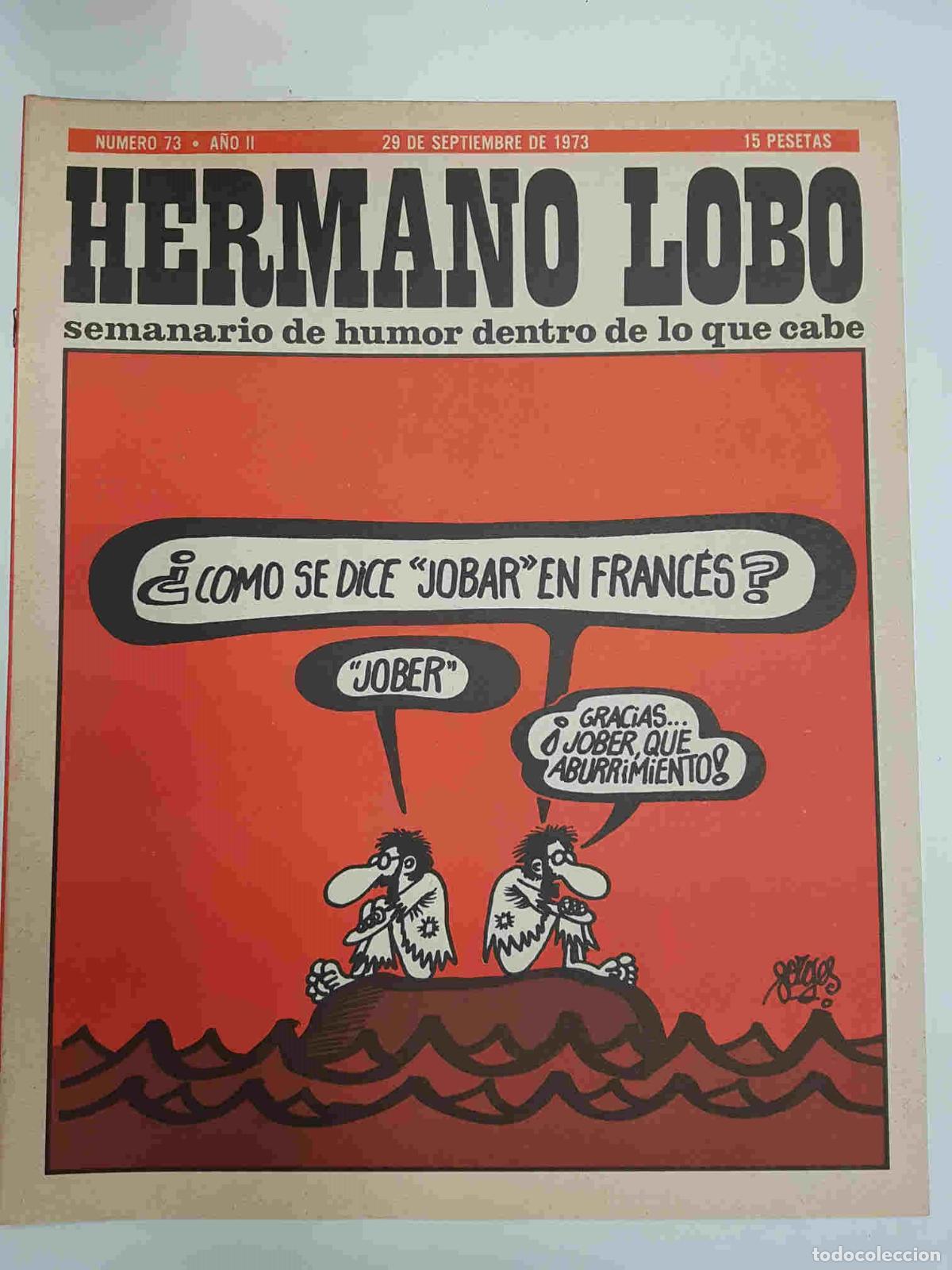 Cartoline: Hermano Lobo numero 073: portada de Forges - Forges-Gila-Summers-etc