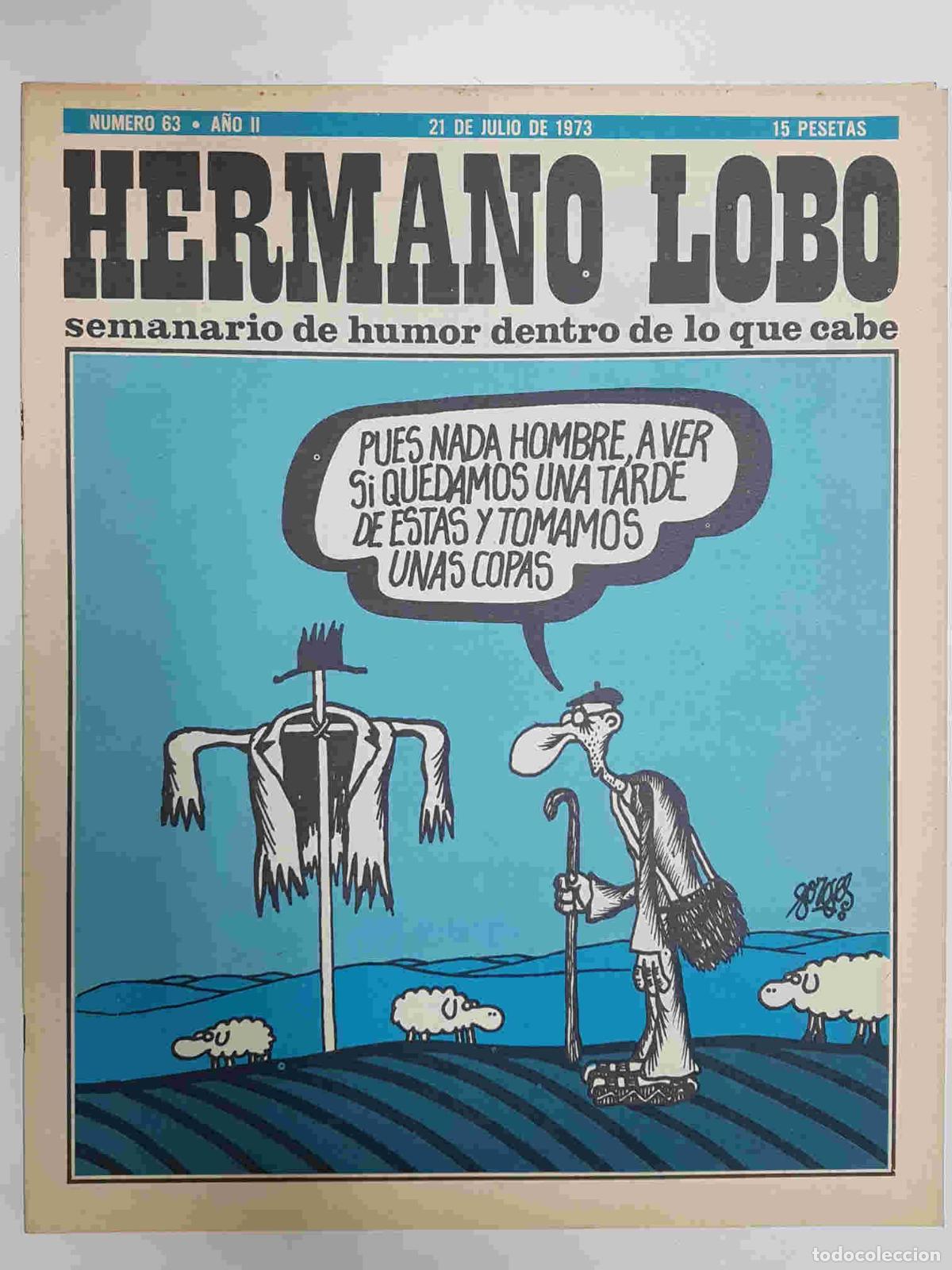Postcards: Hermano Lobo numero 063: portada de Forges - Forges-Gila-Summers-etc