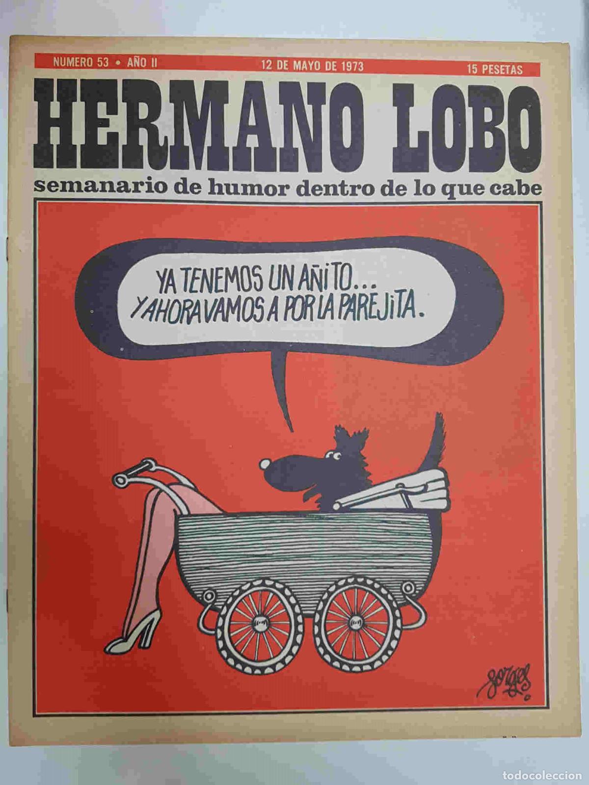 Postkarten: Hermano Lobo numero 053: portada de Forges - Forges-Gila-Summers-etc