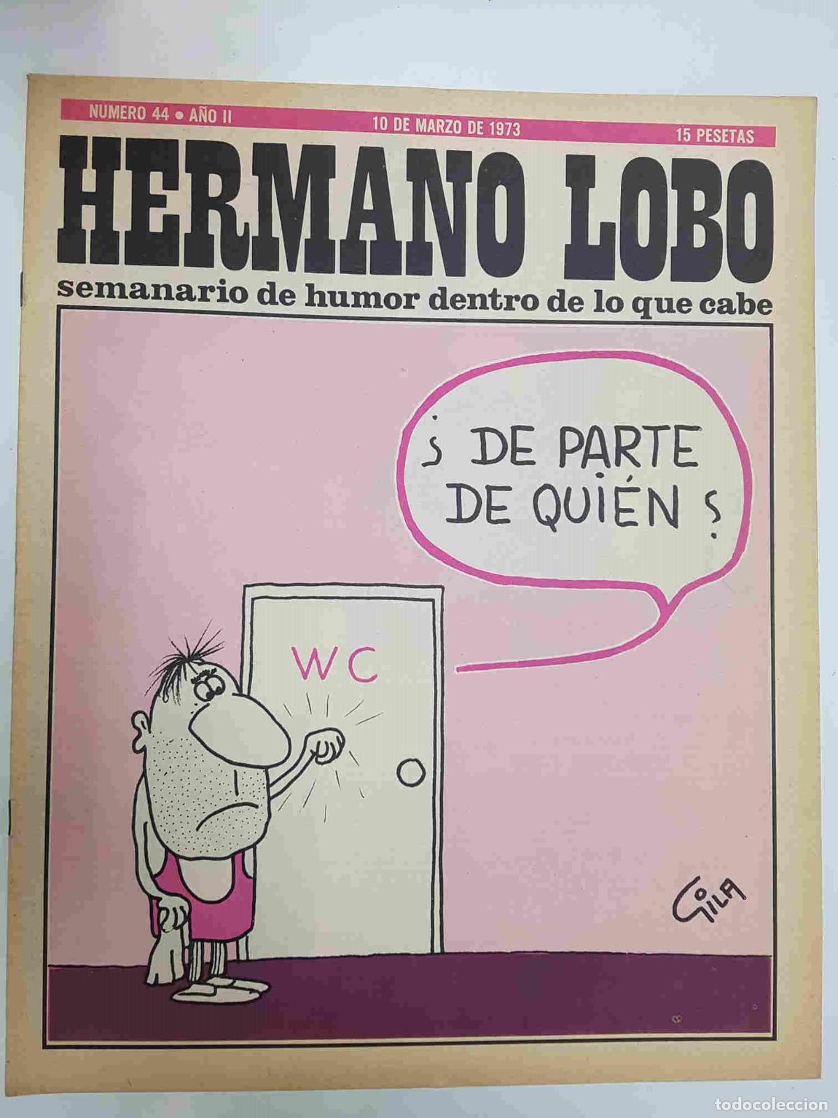 Cartoline: Hermano Lobo numero 044: portada de Gila - Forges-Gila-Summers-etc