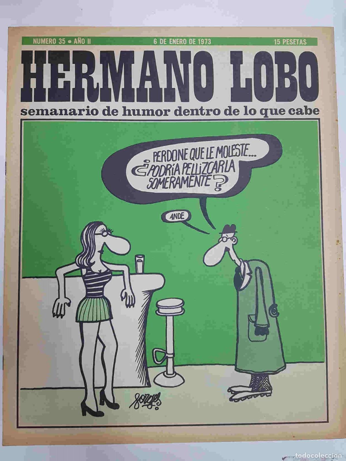 Postkarten: Hermano Lobo numero 035: portada de Forges - Forges-Gila-Summers-etc