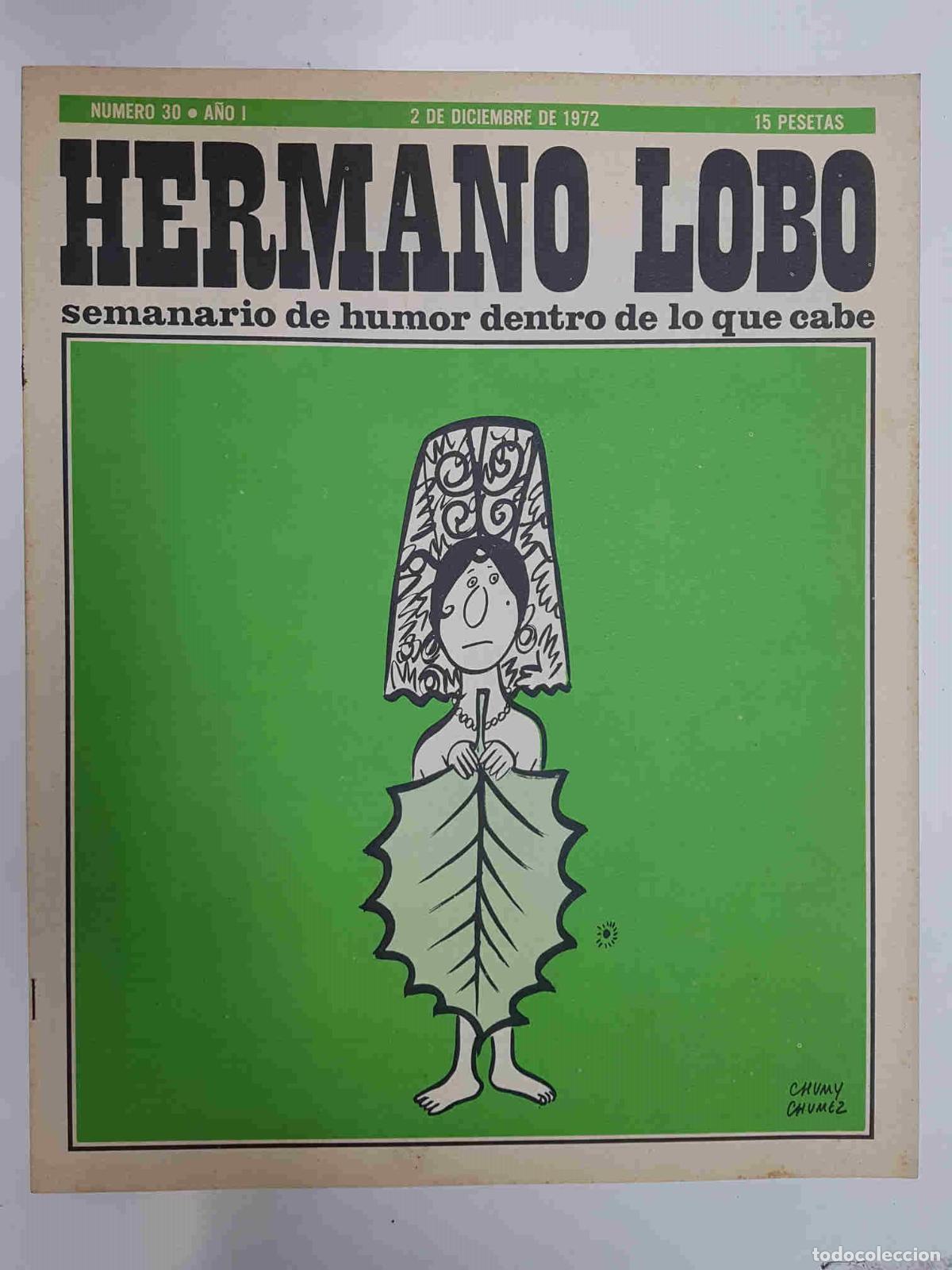 Cartoline: Hermano Lobo numero 030: portada de Chumy Chumez - Forges-Gila-Summers-etc