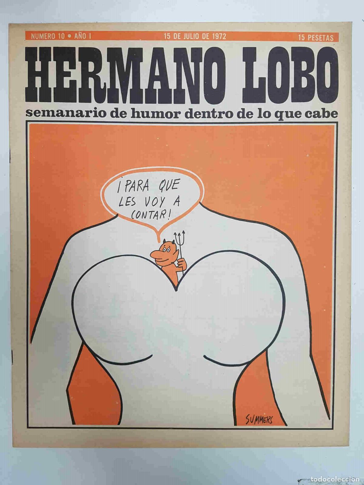 Cartoline: Hermano Lobo numero 010: portada de Summers - Forges-Gila-Summers-etc
