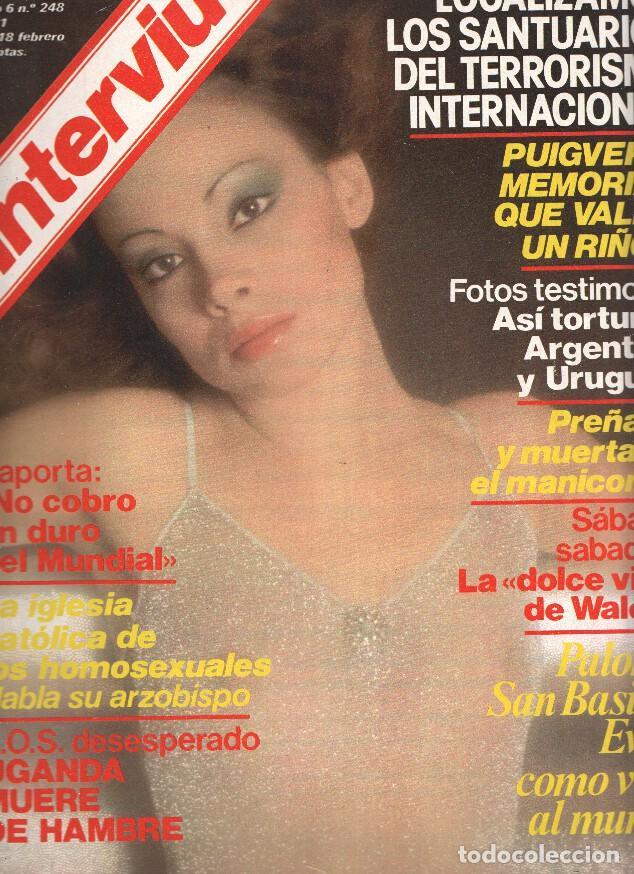 Postais: INTERVIU Numero 0248: PALOMA SAN BASILIO (cello lomo lado grapa) - Varios