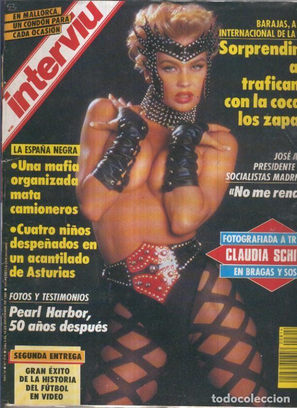 Postales: INTERVIU Numero 0814: CLAUDIA SCHIFFER, fotografiada a traicion (cello lomo lado superior) - Varios