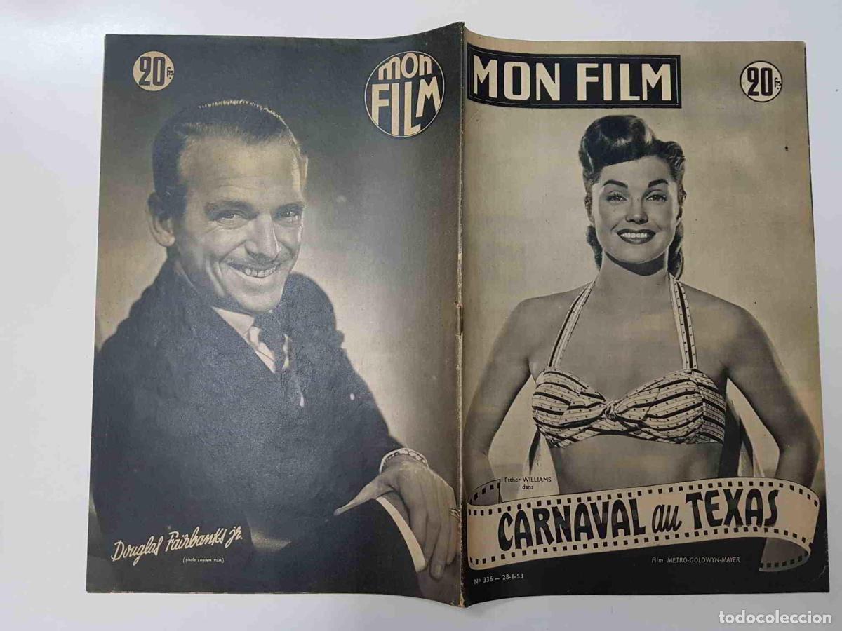 Postais: Revista: Mon Film num 336, 28/01/53 - Carnaval au Texas. Portada: Esther Williams