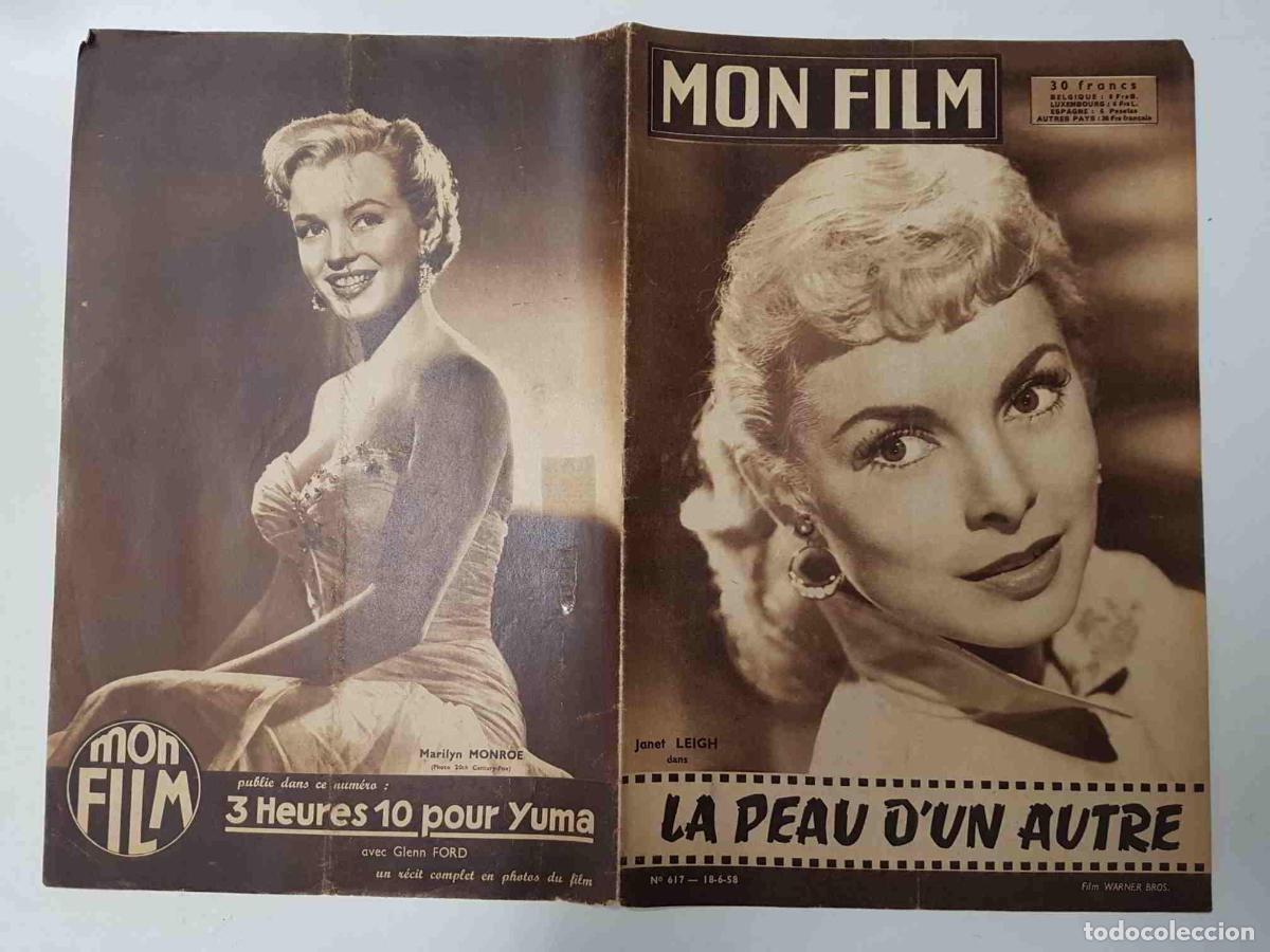 Cartoline: Revista: Mon Film num 617, 18-6-58. La peau dun autre. Portada: Janet Leigh