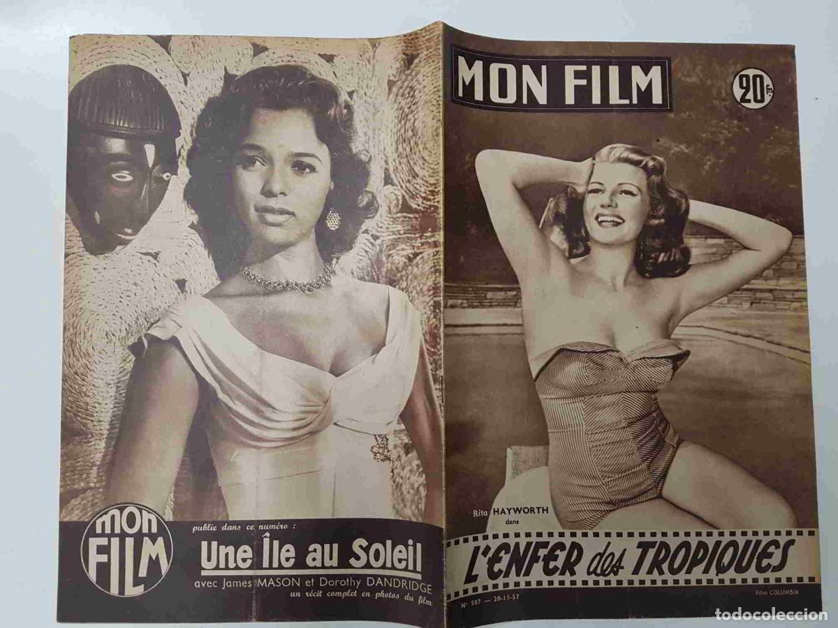 Postales: Revista: Mon Film num 587, 20-11-57. Lenfer des tropiques. Portada: Rita Hayworth
