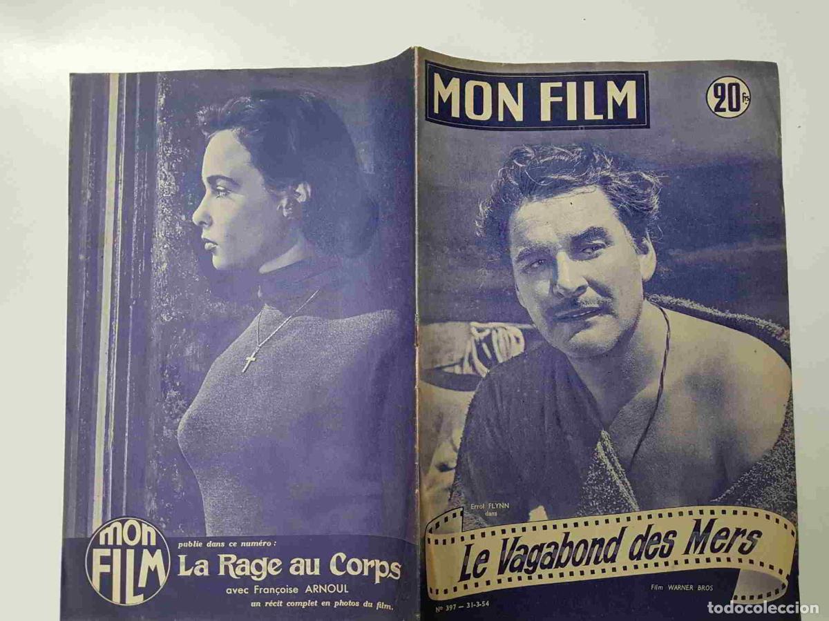 Cartes Postales: Revista: Mon Film num 397, 31-3-54. Le Vagabond des Mers. Portada: Errol Flynn