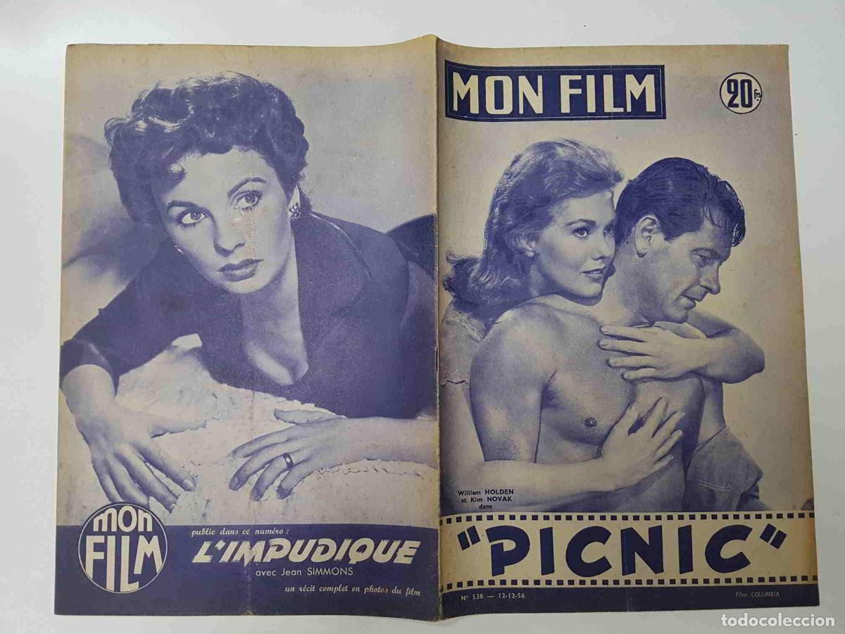 Postales: Revista: Mon Film num 538, 12-12-56. Picnic. Portada: William Holden et Kim Novak