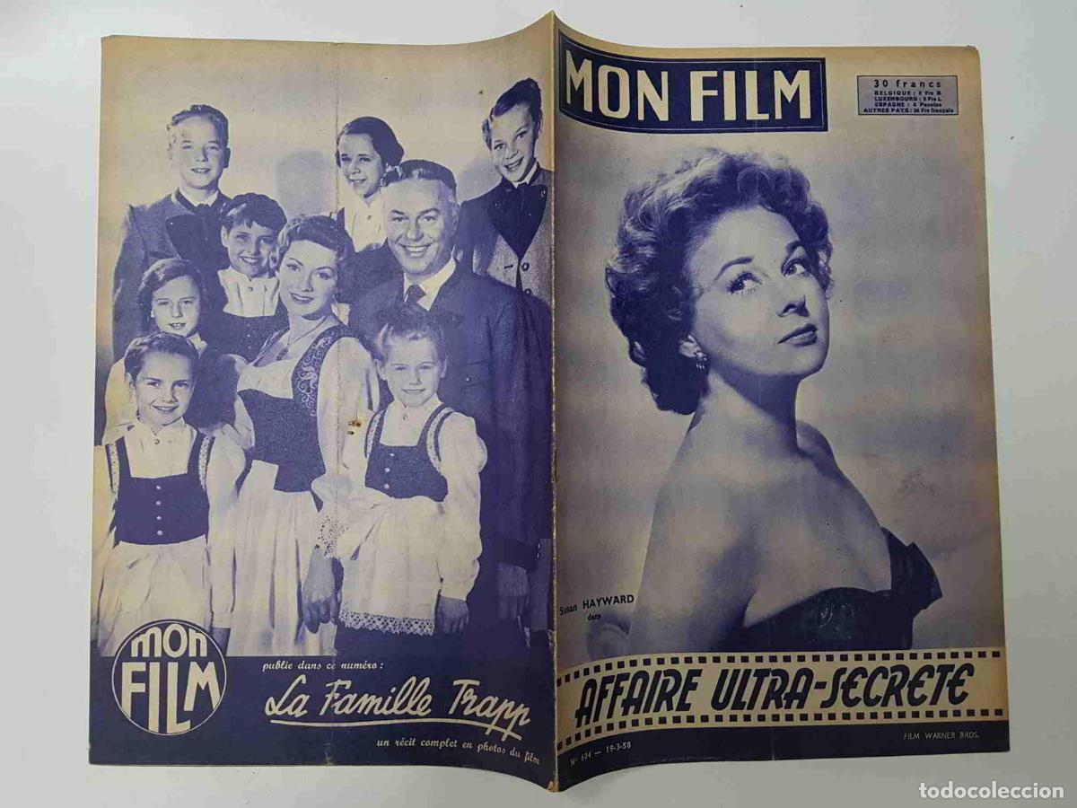 Postkarten: Revista: Mon Film num 604, 19-4-58. Affaire ultra-secrete. Portada: Susan Hayward