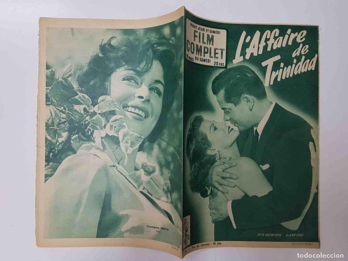 Postales: Revista: Film Complet num 361 (1953) - Laffaire de Trinidad. Portada: Rita Hayworth, Glenn Ford