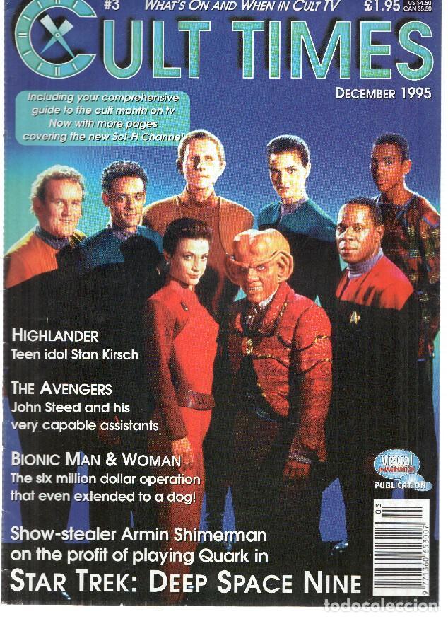 Postales: Revista/Magazine: CULT TIMES, Numero 03: STAR TREK DEEP SPACE NINE (October 1995) - Varios