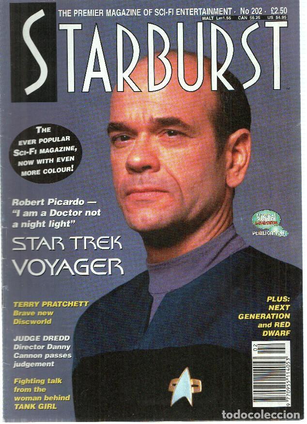Postales: Revista/Magazine: STARBURST, Sci-Fi Magazine, Numero 202: STAR TREK VOYAGER - Varios