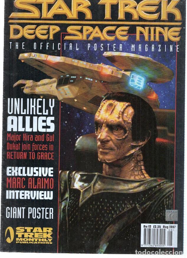 Postales: Revista/Magazine: STAR TREK, Deep Space Nine: THE OFFICIAL POSTER MAGAZINE: Numero 12 - Varios