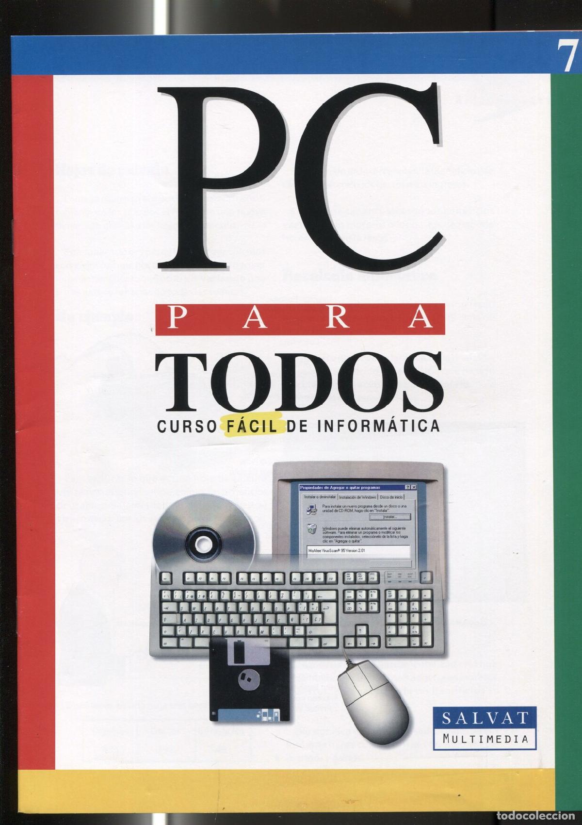 Postales: Fasciculo numero 07 del curso facil de informatica PC PARA TODOS - varios