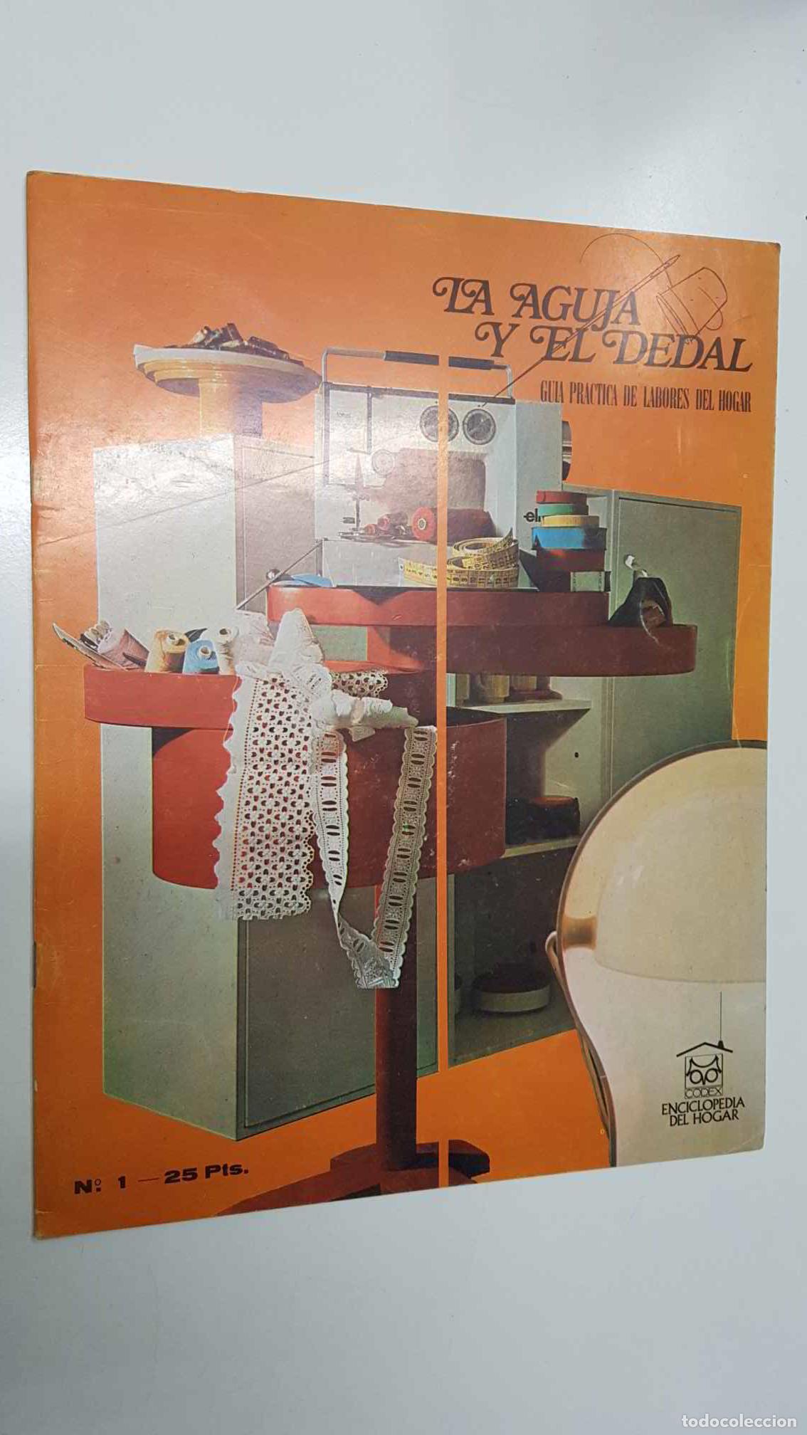 Postales: Enciclopedia del Hogar: fasciculo num 1 de La aguja y el dedal. Los dobladillos y sus diferentes pro