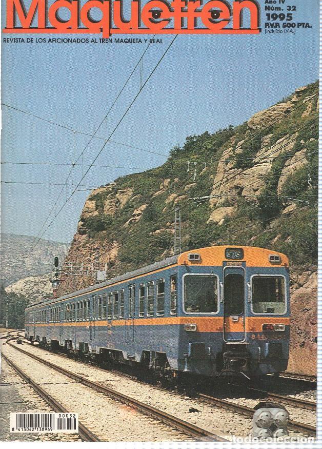 Postales: Maquetren revista aficionados al tren numero 32 - varios