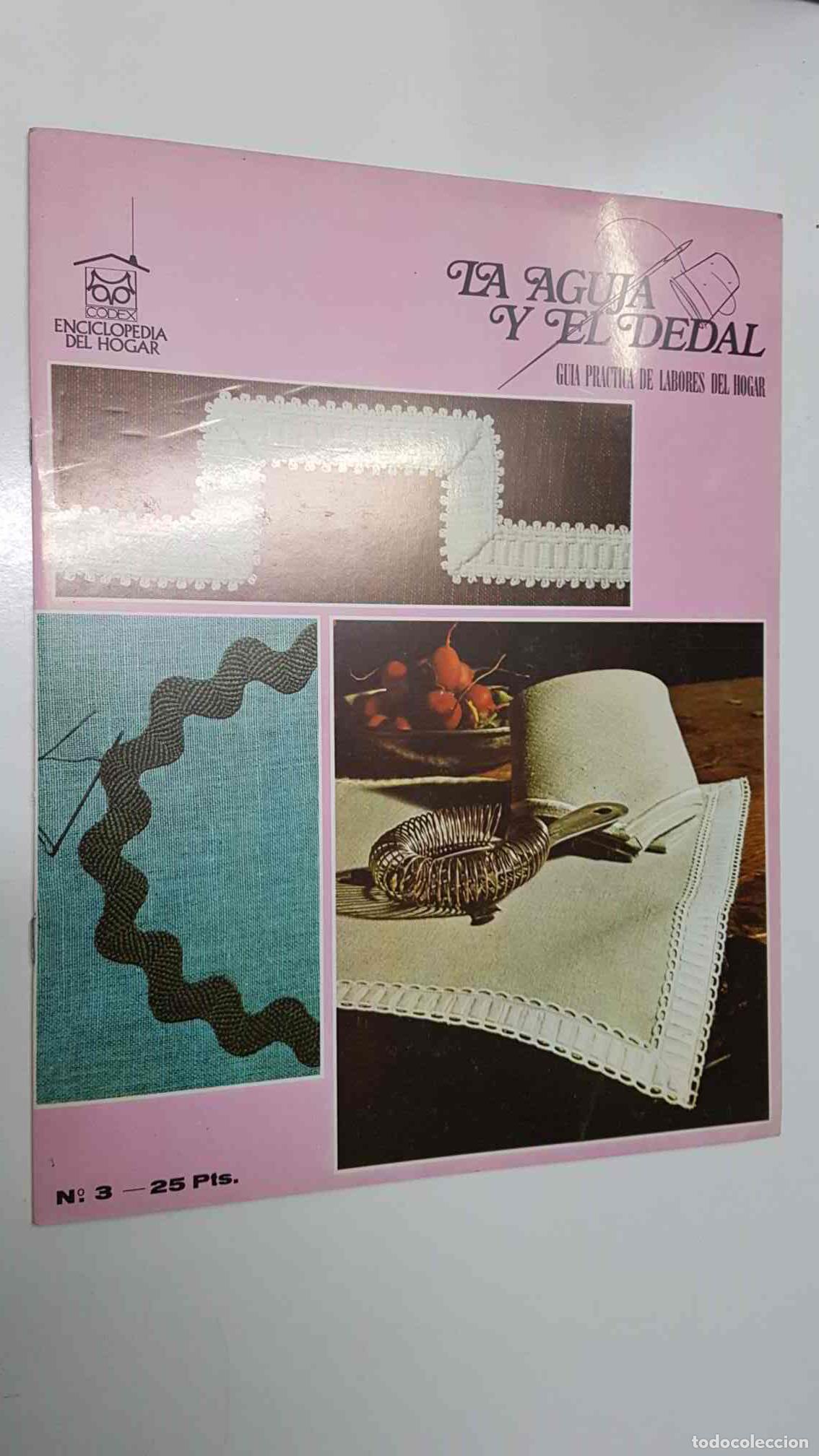 Postales: Enciclopedia del Hogar: fasciculo num 3 de La aguja y el dedal. No incluye cubierta para guardar la