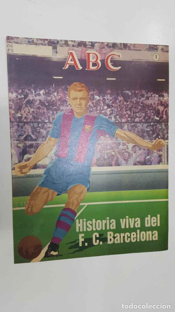 Postales: Fasciculo: ABC, Historia viva del FC Barcelona 01 - Foto para el recuerdo: El Camp Nou desde las alt